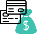 Rahasäkki ja kortteja