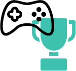 Peliohjain ja pokaali