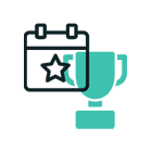 Kalenteri ja pokaali