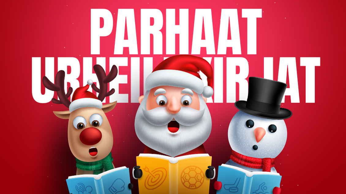 Urheilukirjat joululahja